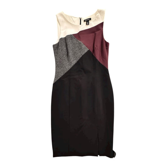 Dress Casual Midi By White House Black Market In Multi, Size:8