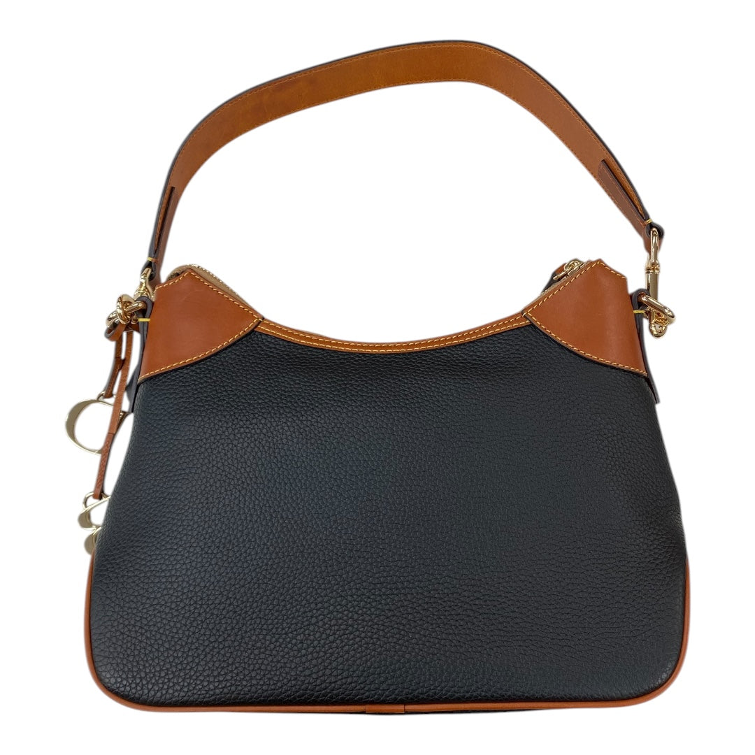 Handbag Designer By Dooney And Bourke In Black & Brown, Size:Medium