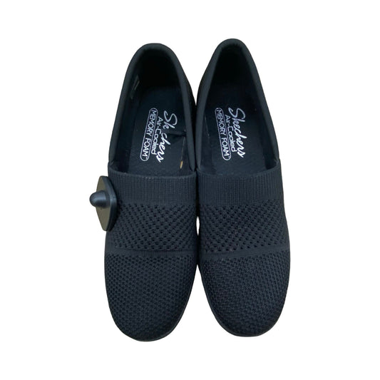 Shoes Wedge By Skechers In Black, Size:8