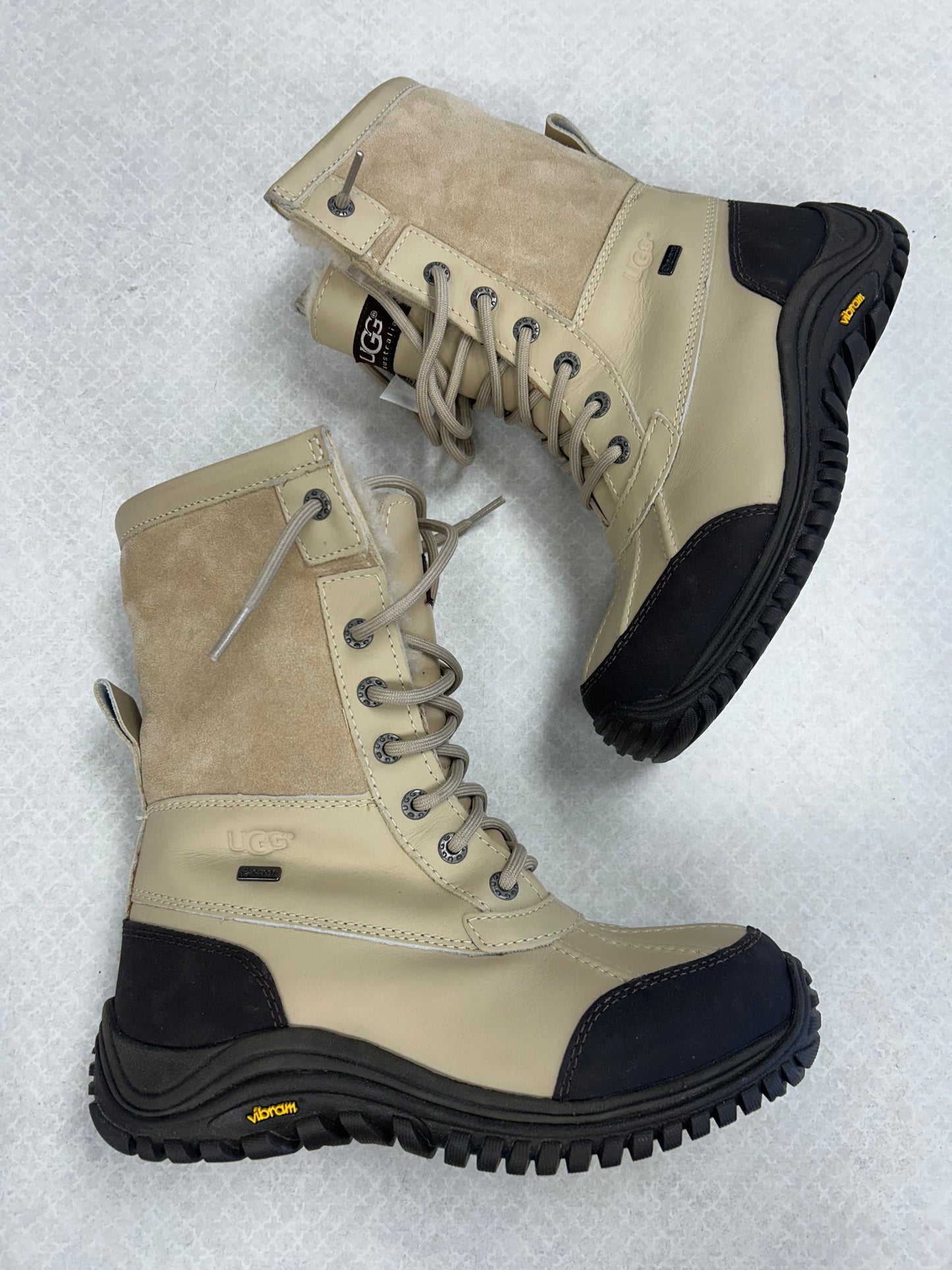 Boots Designer By Ugg In Cream, Size:7