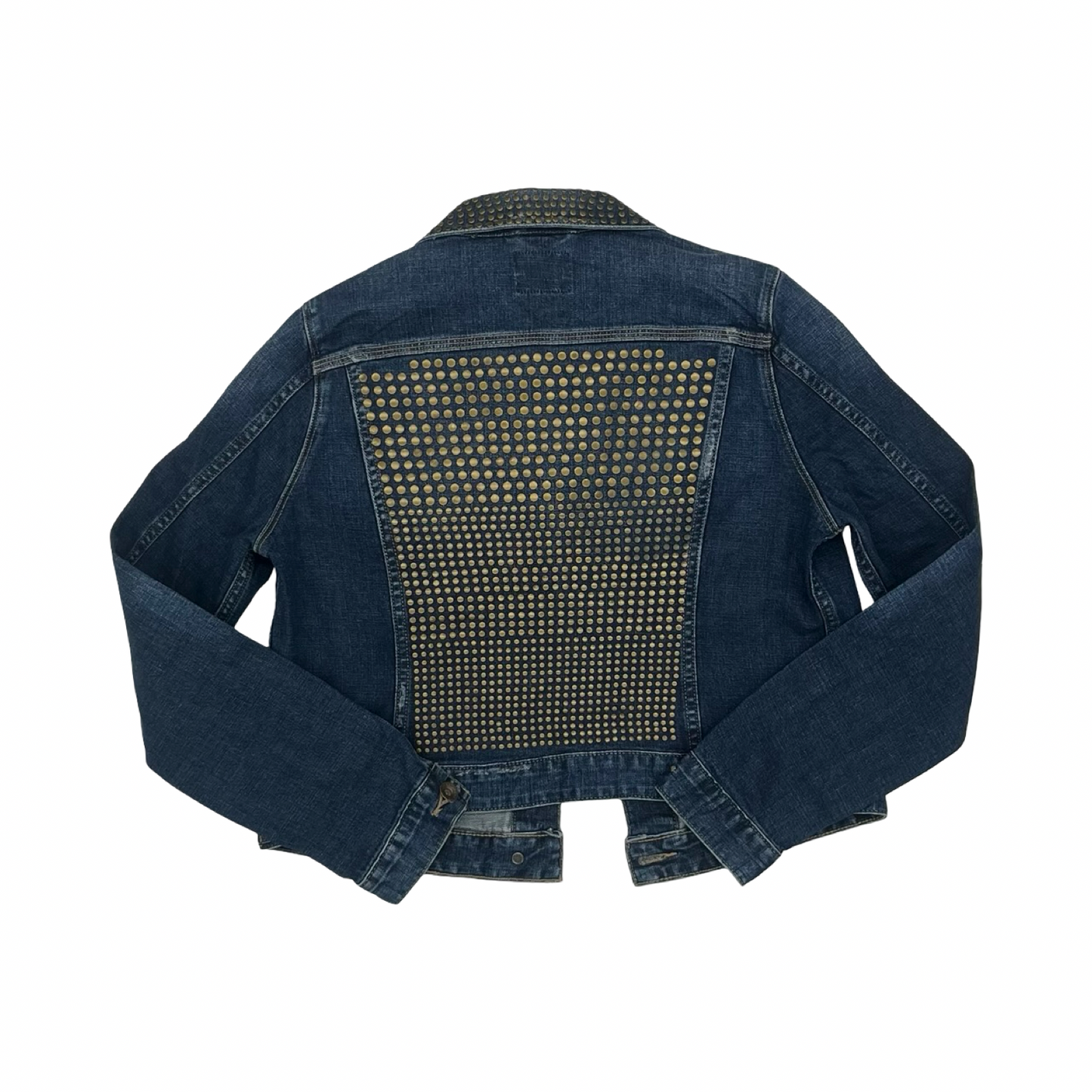Jacket Denim By Lucky Brand In Blue Denim, Size:L