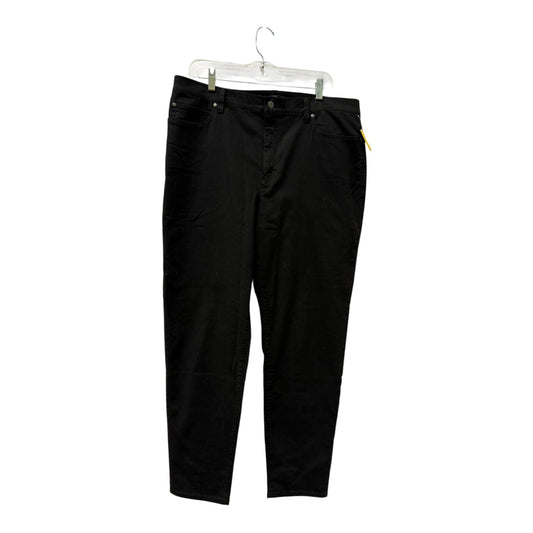 Jeans Straight By Eileen Fisher In Black, Size:16