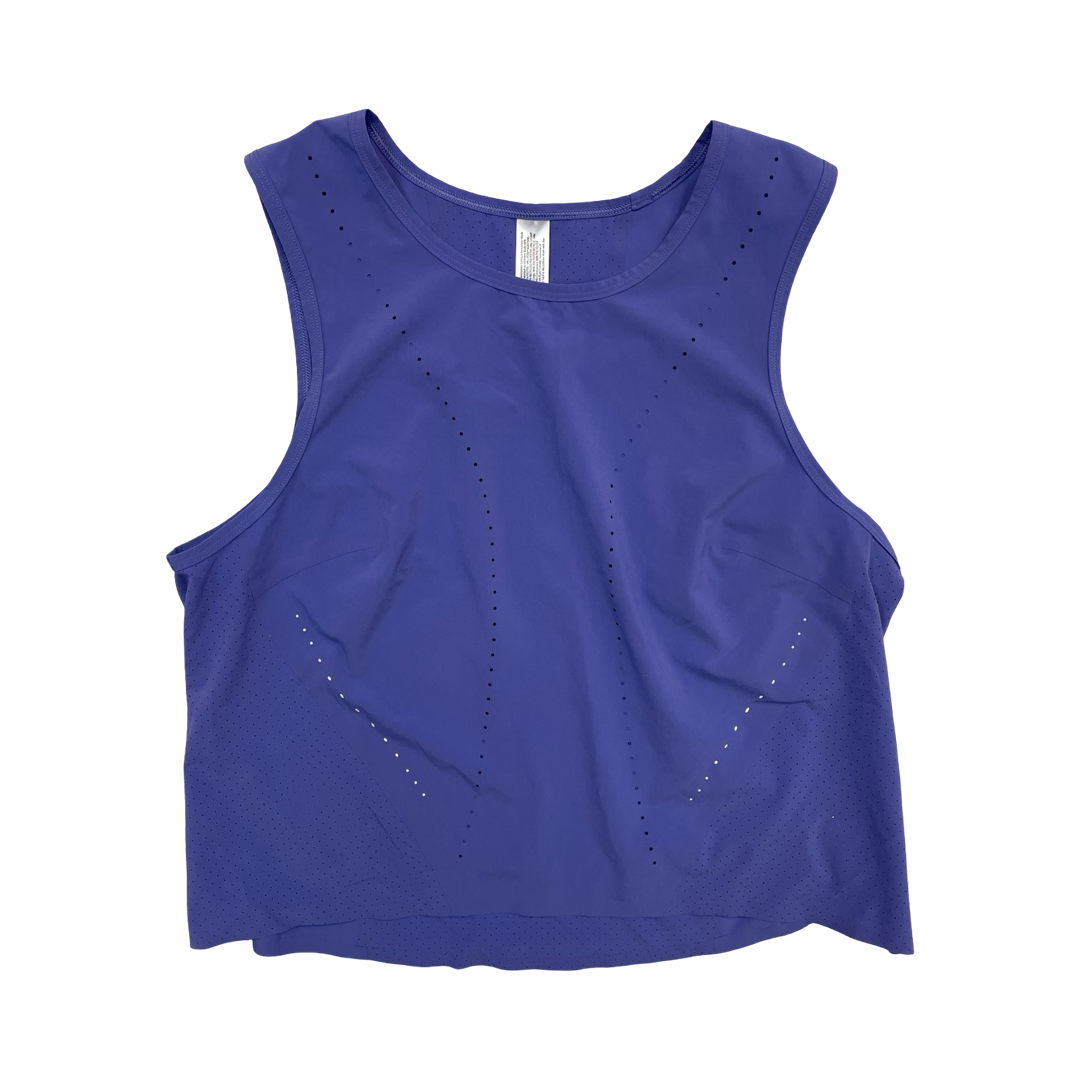 Athletic Tank Top By Lululemon In Purple, Size:10