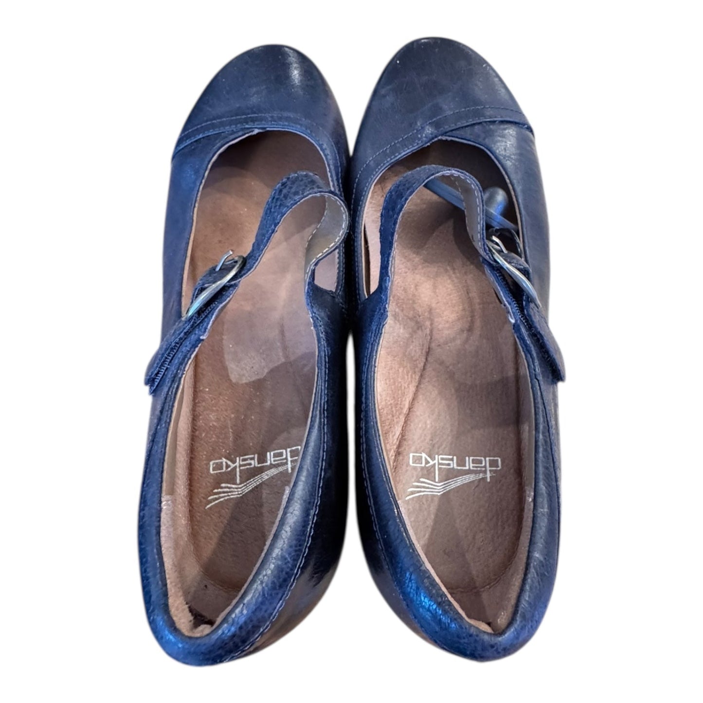 Shoes Heels Block By Dansko In Navy, Size:9.5