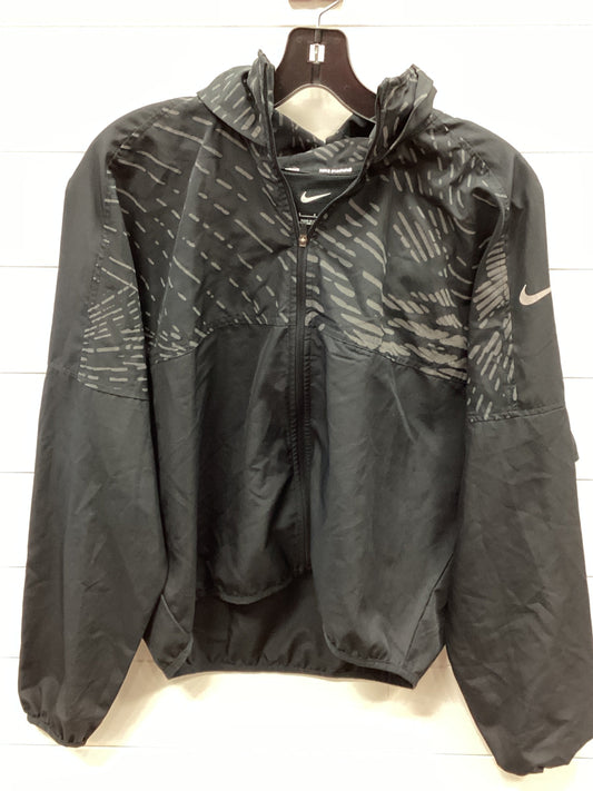 Athletic Jacket By Nike Apparel In Black, Size:S