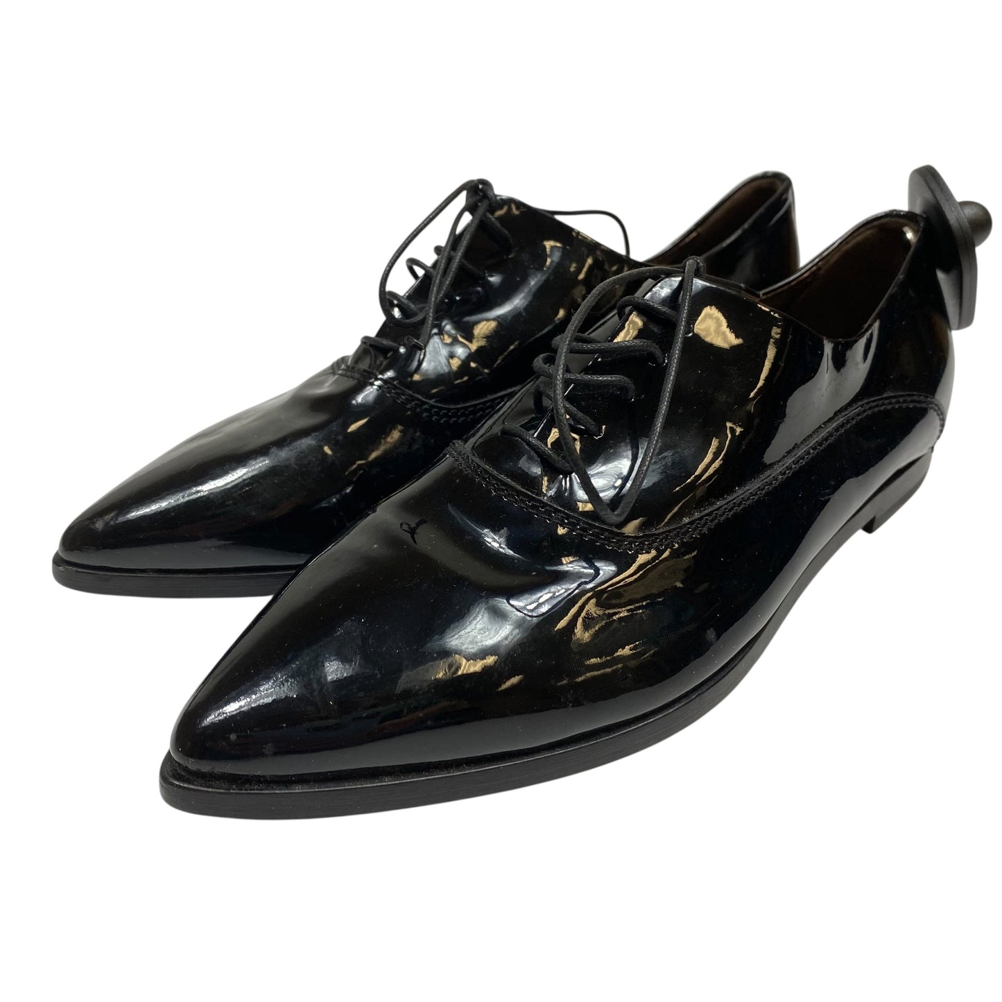 Shoes Flats By Agl In Black, Size:5