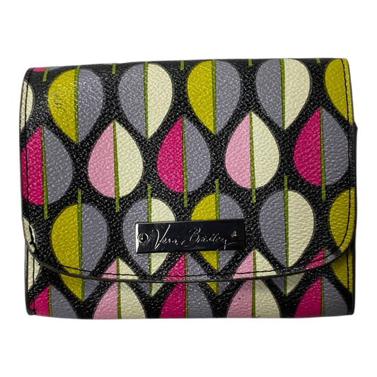 Wallet By Vera Bradley In Black & Grey, Size:Small