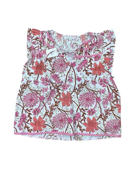 Top Ss By Clothes Mentor In Pink, Size:L