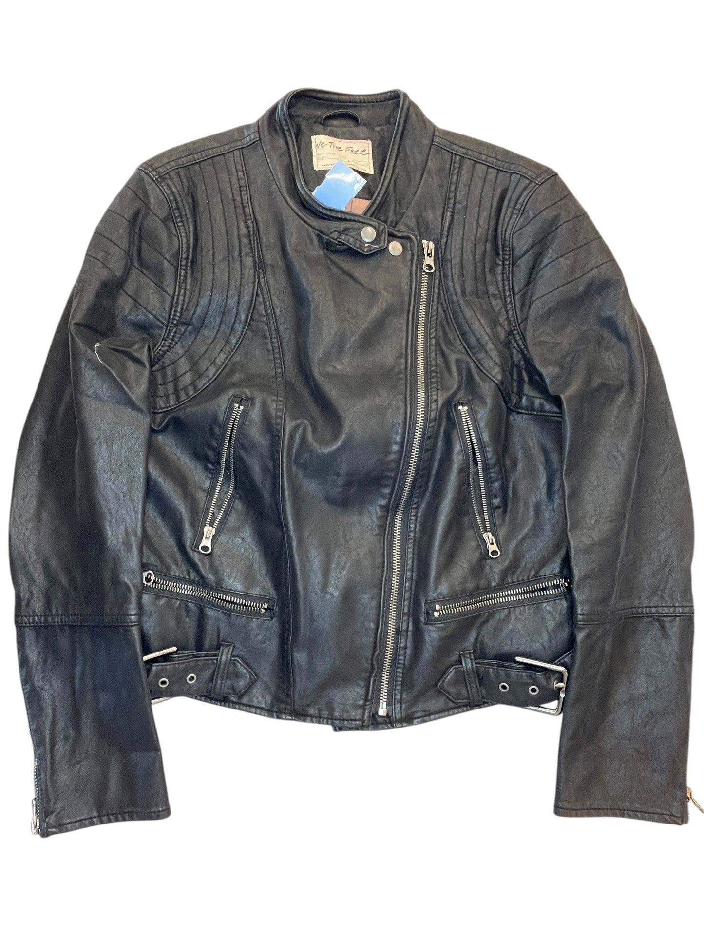 Jacket Moto By We The Free In Black, Size:L