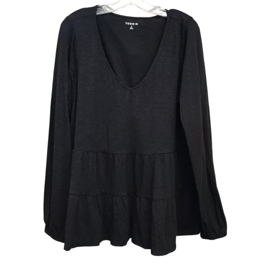 Top Ls By Torrid In Black, Size:2X