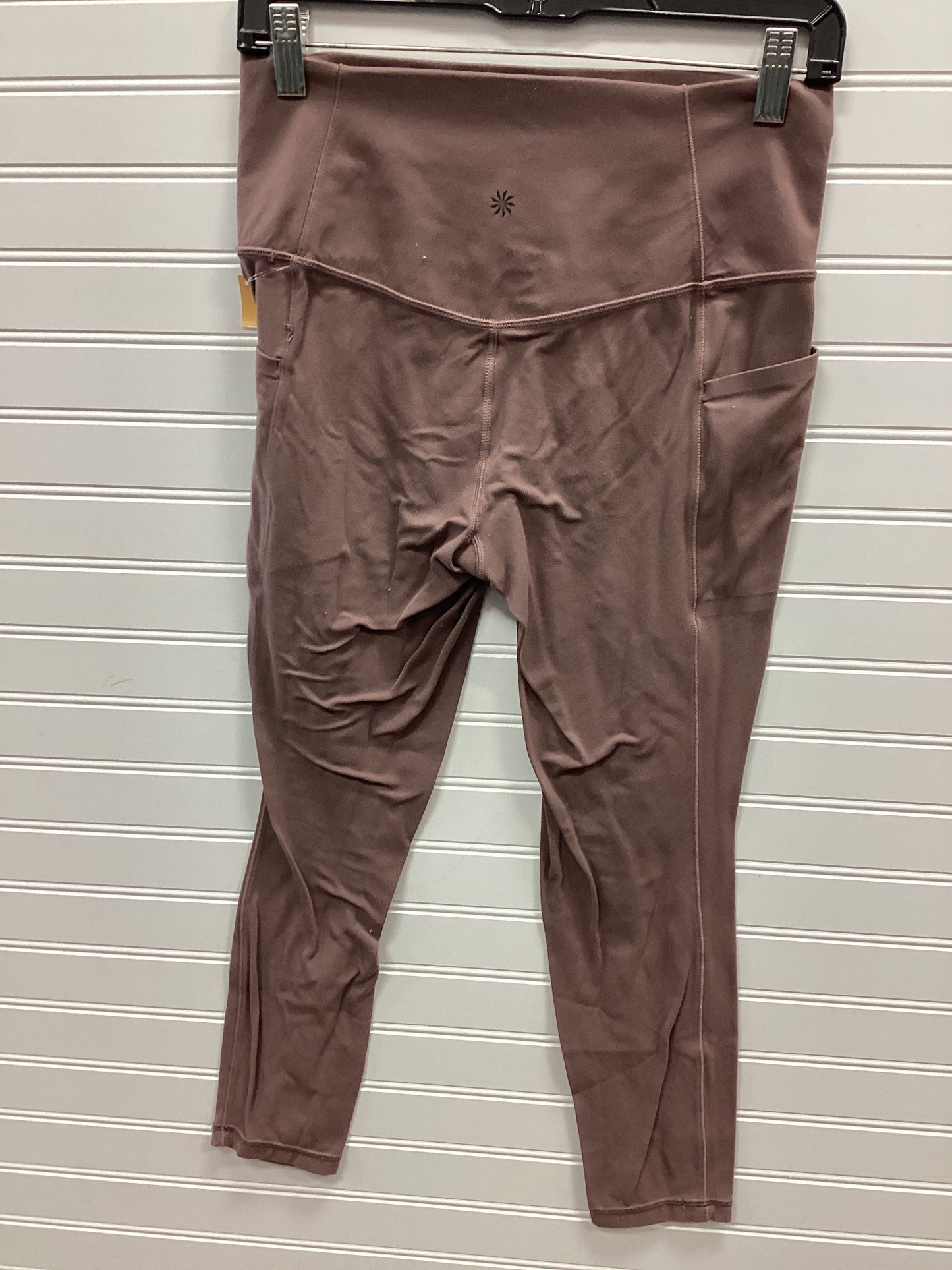 Athletic Leggings Capris By Athleta In Brown, Size:M