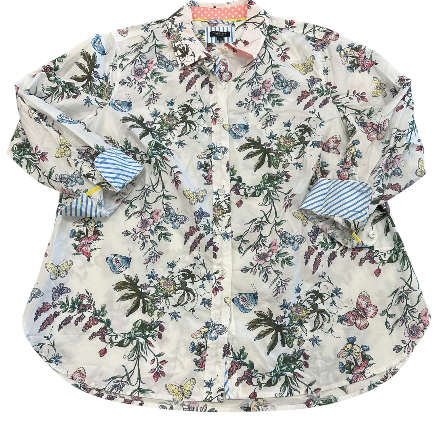 Top Ls By Talbots In Floral Print, Size:1X