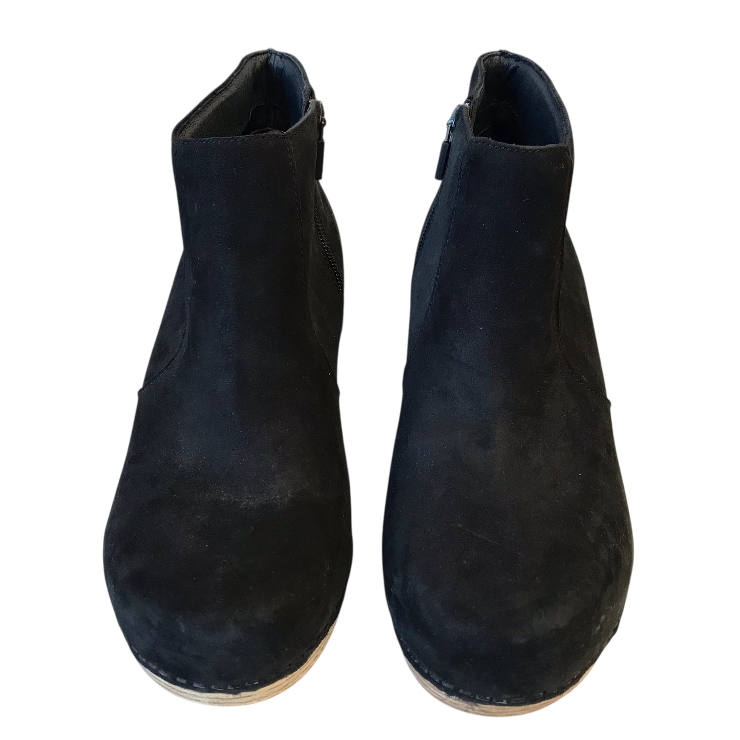 Boots Ankle Heels By Dansko In Black, Size:8.5