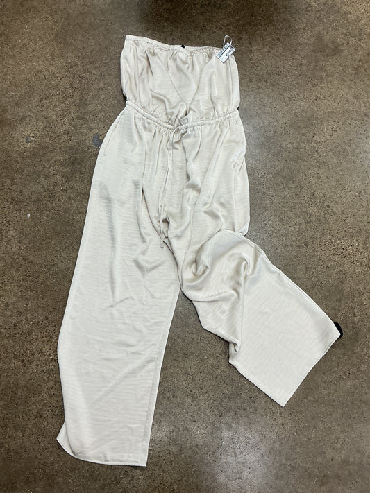 Jumpsuit By Express In Tan, Size:L
