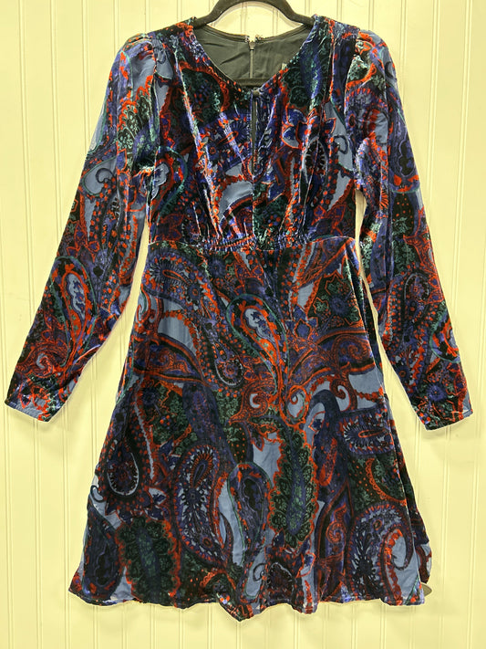 Dress Casual Midi By Anthropologie In Blue, Size:6