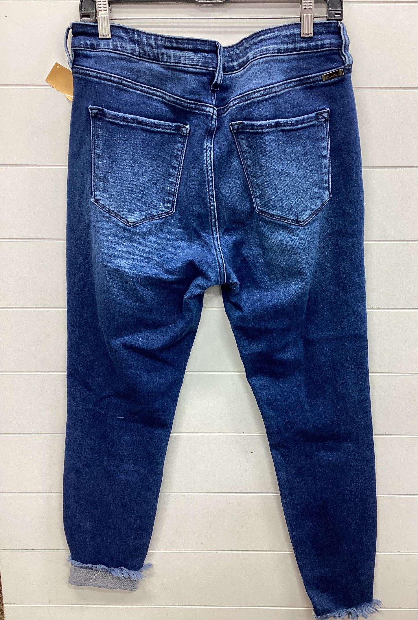 Jeans Skinny By Kancan In Blue Denim, Size:10