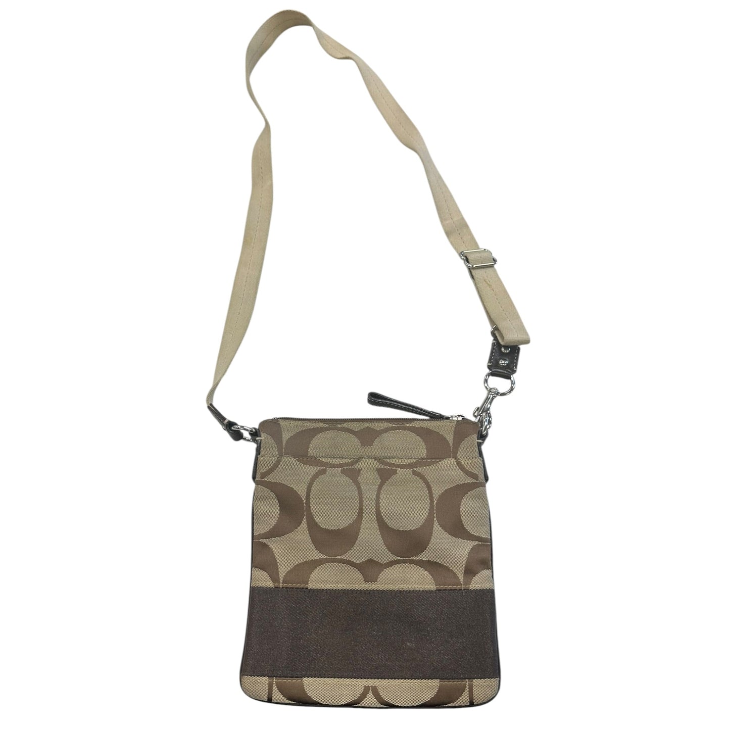 Crossbody Designer By Coach In Brown, Size:Small