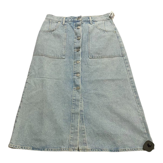 Skirt Midi By Citizens Of Humanity In Blue Denim, Size:6