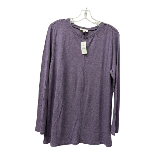 Top Ls By Loft In Purple, Size:Xl
