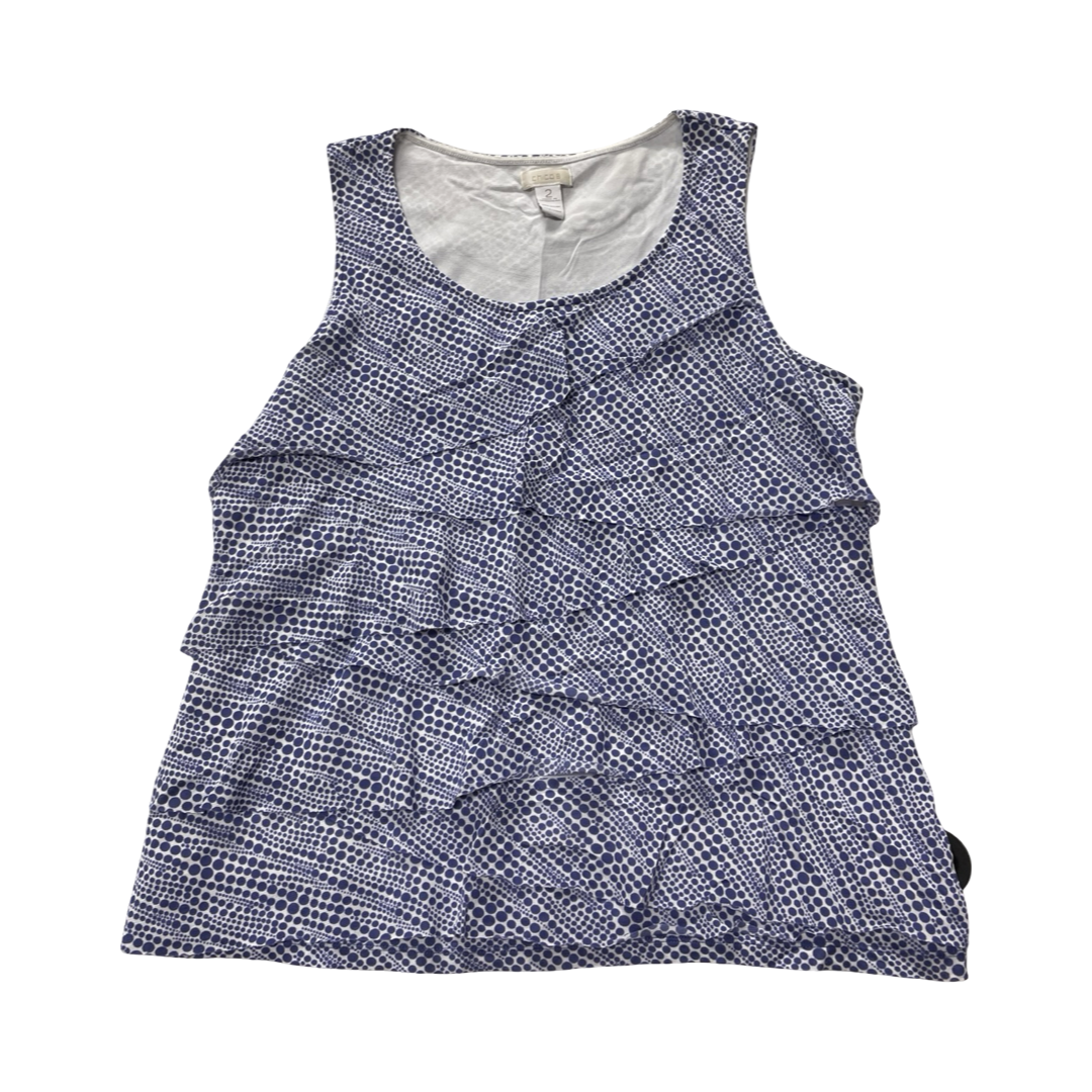 Top Sleeveless By Chicos In Multi, Size:L