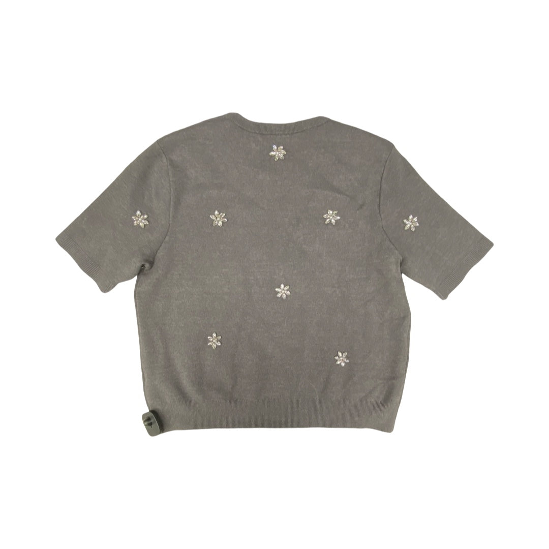 Sweater Ss By Zara In Grey, Size:Xl