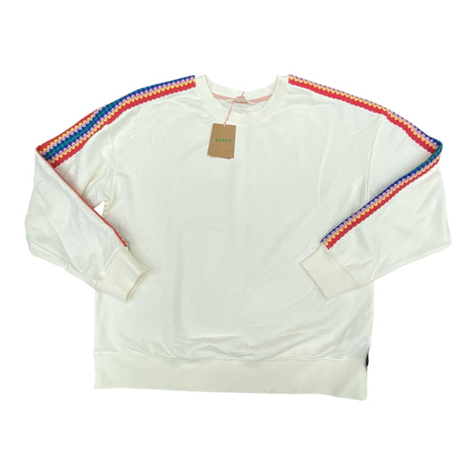 Sweatshirt Crewneck By Boden In Cream, Size:M