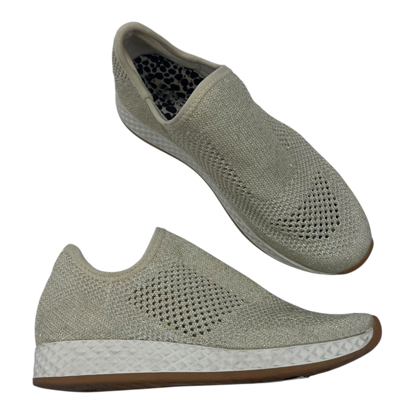 Shoes Sneakers By J Slides In Gold, Size:6