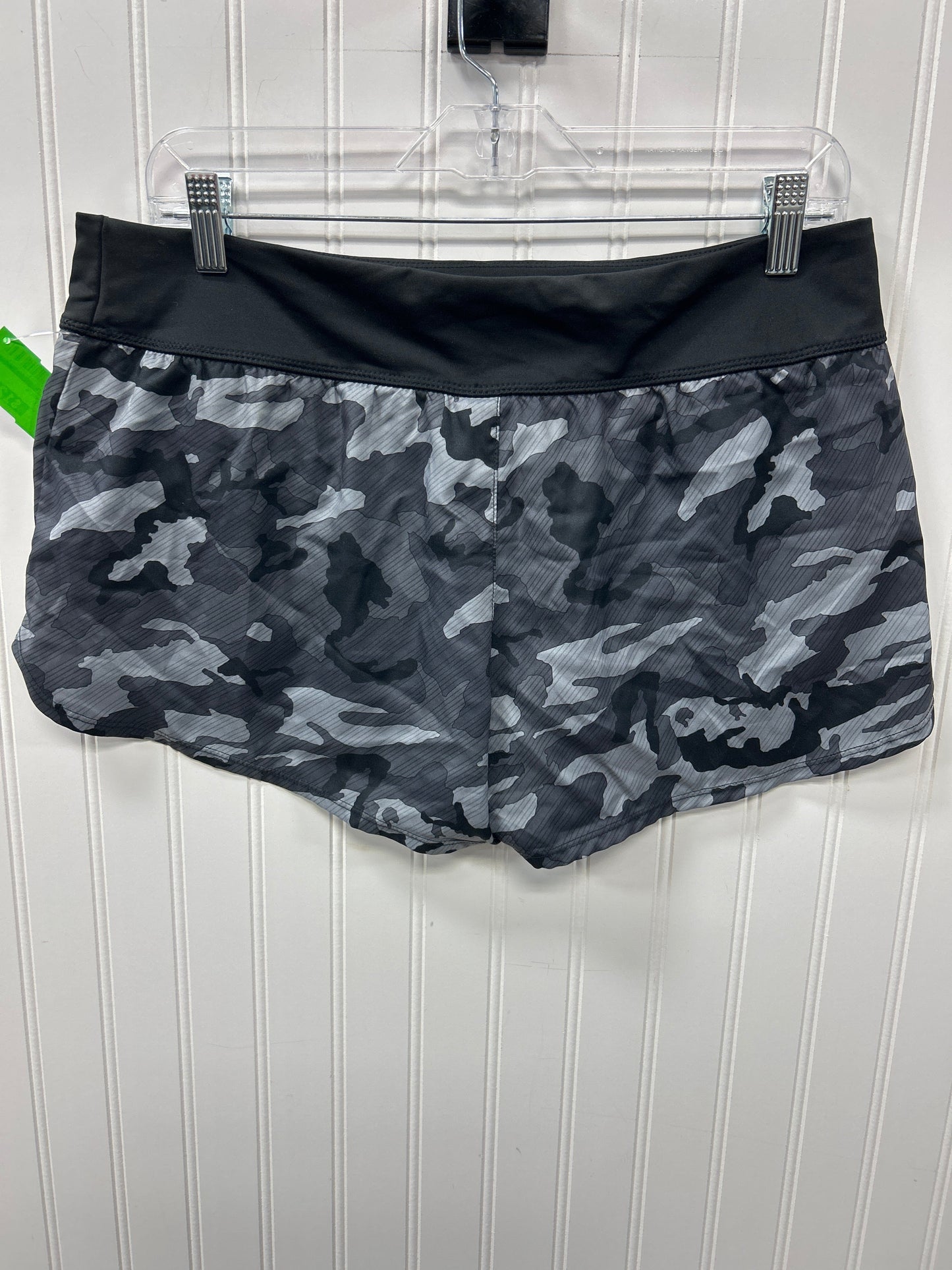 Athletic Shorts By Nike Apparel In Black & Grey, Size:L