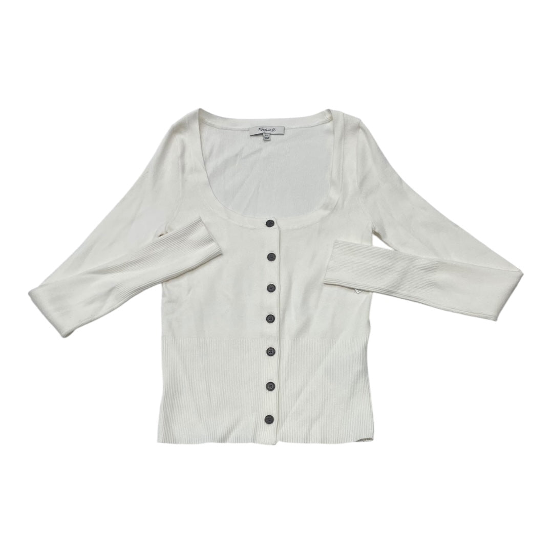 Sweater Cardigan By Madewell In Cream, Size:Xs