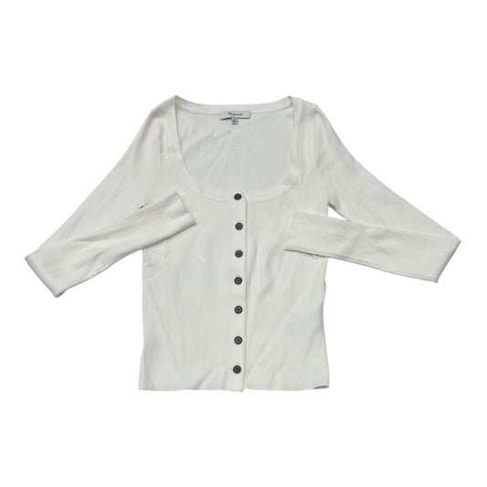 Sweater Cardigan By Madewell In Cream, Size:Xs
