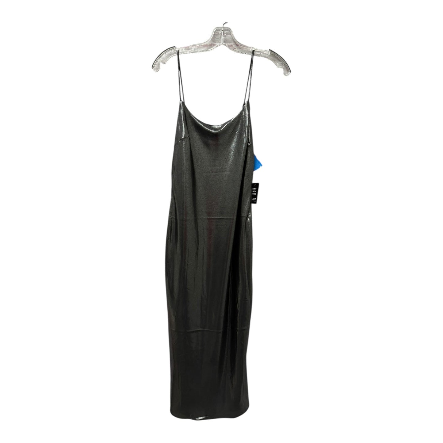 Dress Party Midi By Express In Silver, Size:S