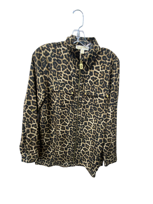 Top Ls By Michael By Michael Kors In Animal Print, Size:S