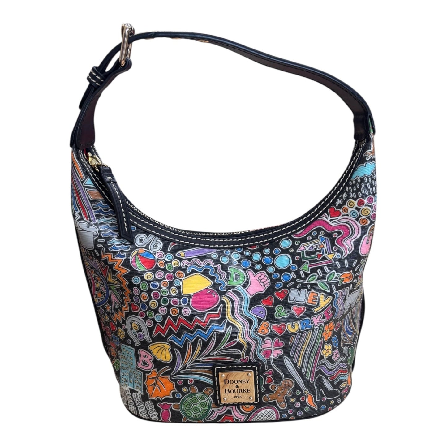 Handbag Designer By Dooney And Bourke In Multi, Size:Small