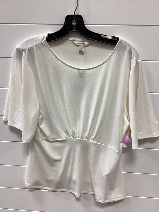 Top Ss By Banana Republic In Cream, Size:M