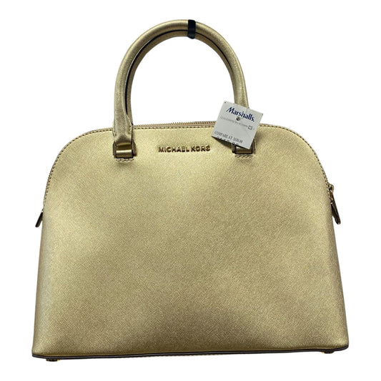 Crossbody Designer By Michael Kors In Gold, Size:Medium