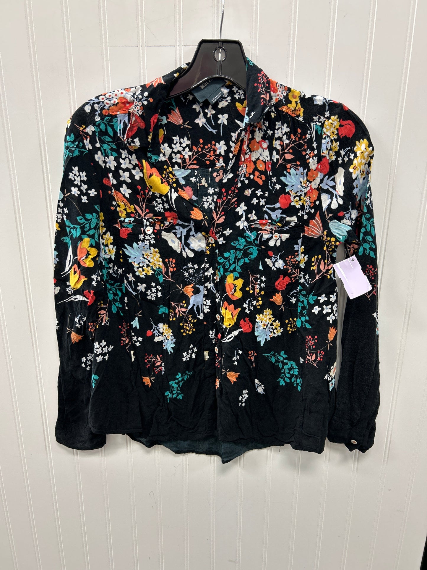 Top Ls By Maeve In Black, Size:2