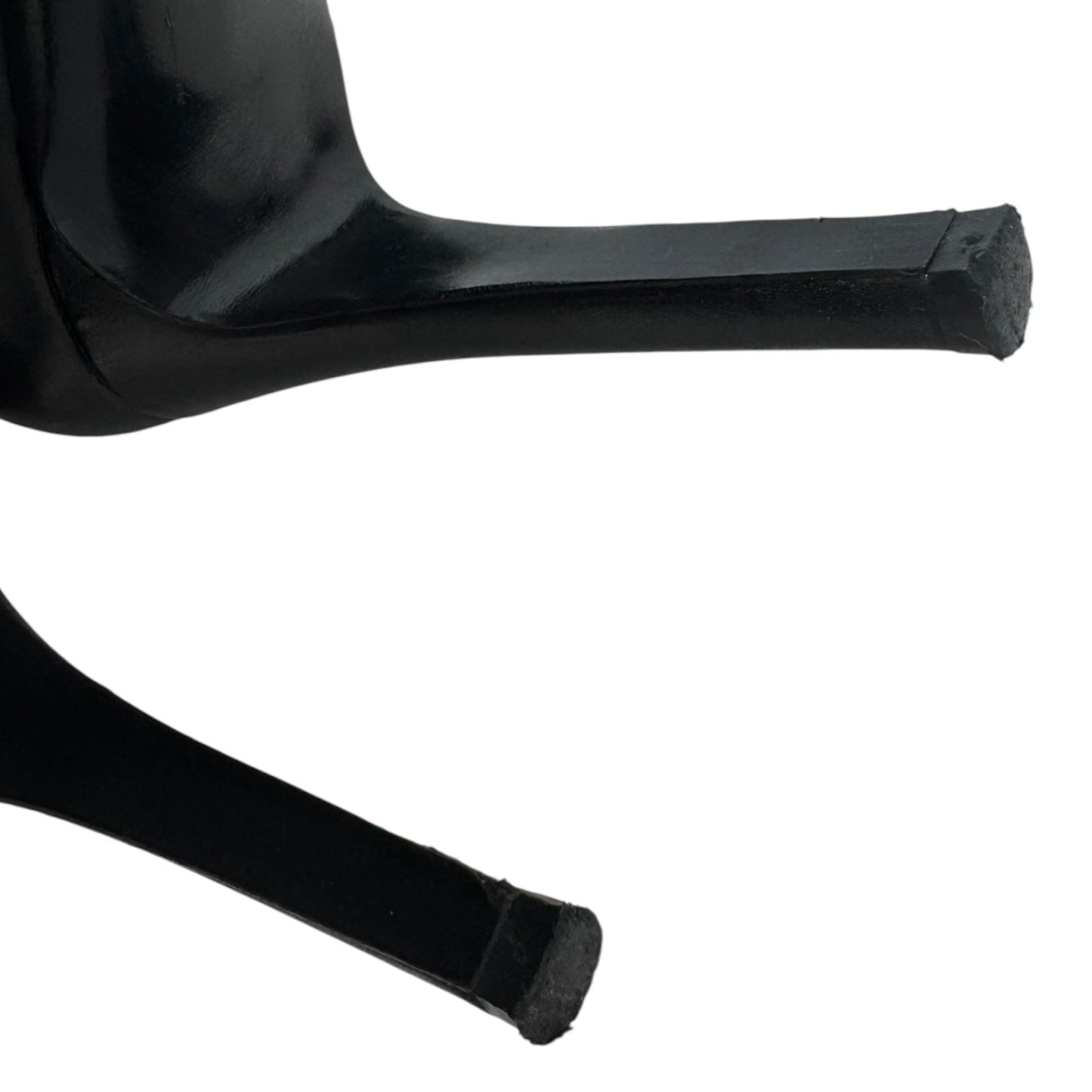 Heels Shoes Luxury Designer By Prada In Black, Size: 10 (IT 40)