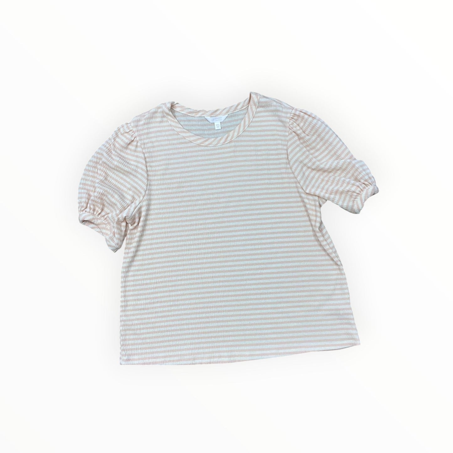 Top Ss By Lc Lauren Conrad In Peach, Size:1X