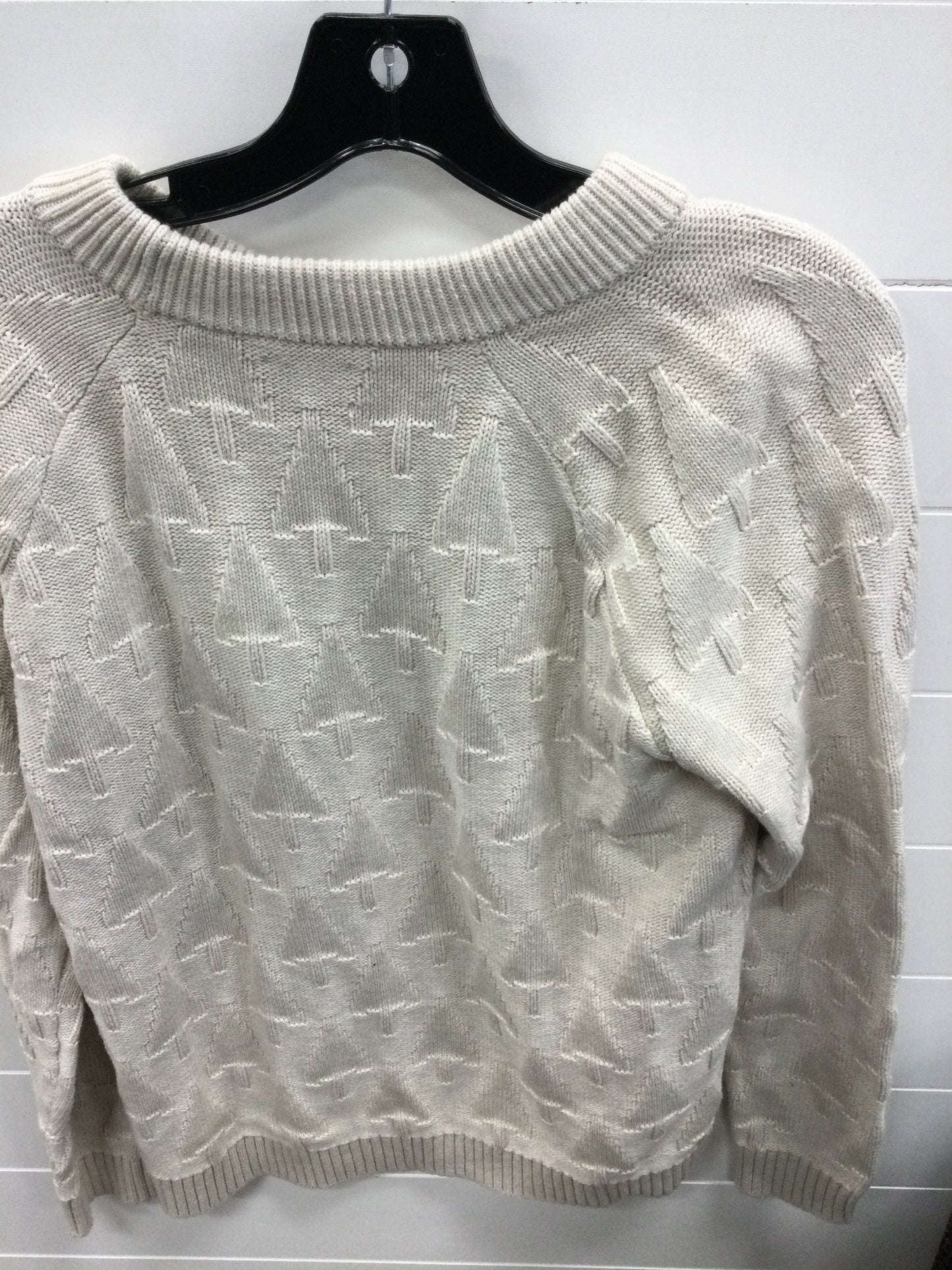 Sweater By Lands End In Cream, Size:S