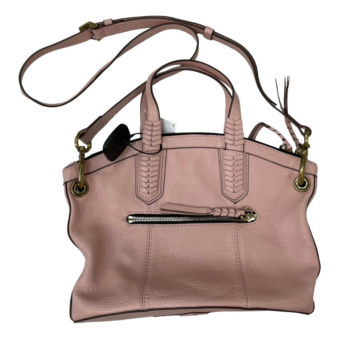 Handbag Leather By Oryany In Pink, Size:Medium