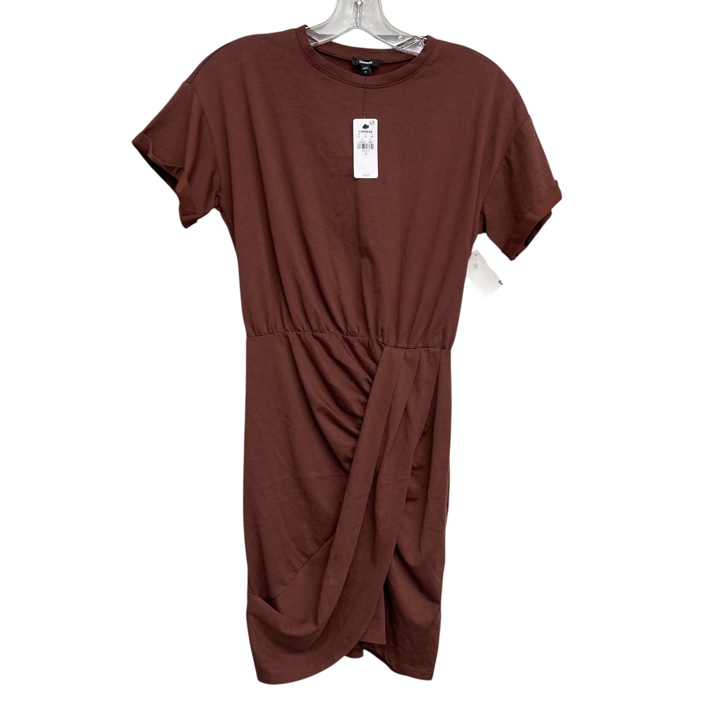 Dress Casual Short By Express In Brown, Size:Xs