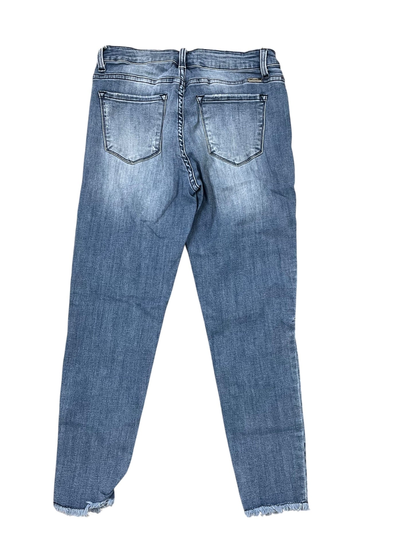 Jeans Skinny By Kancan In Blue Denim, Size:8