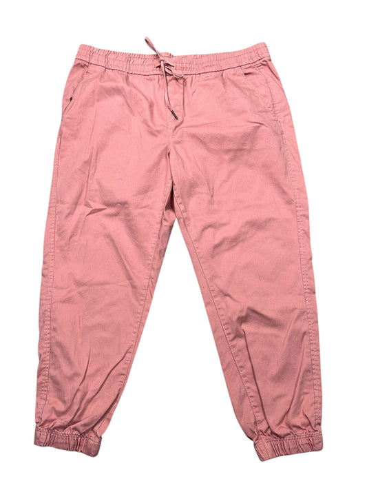 Pants Joggers By Gap In Pink, Size:Xl