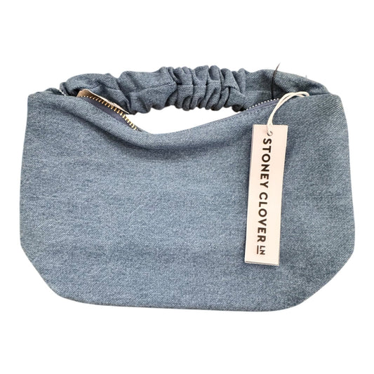 Handbag By Stoney Clover Lane In Blue Denim, Size:Small