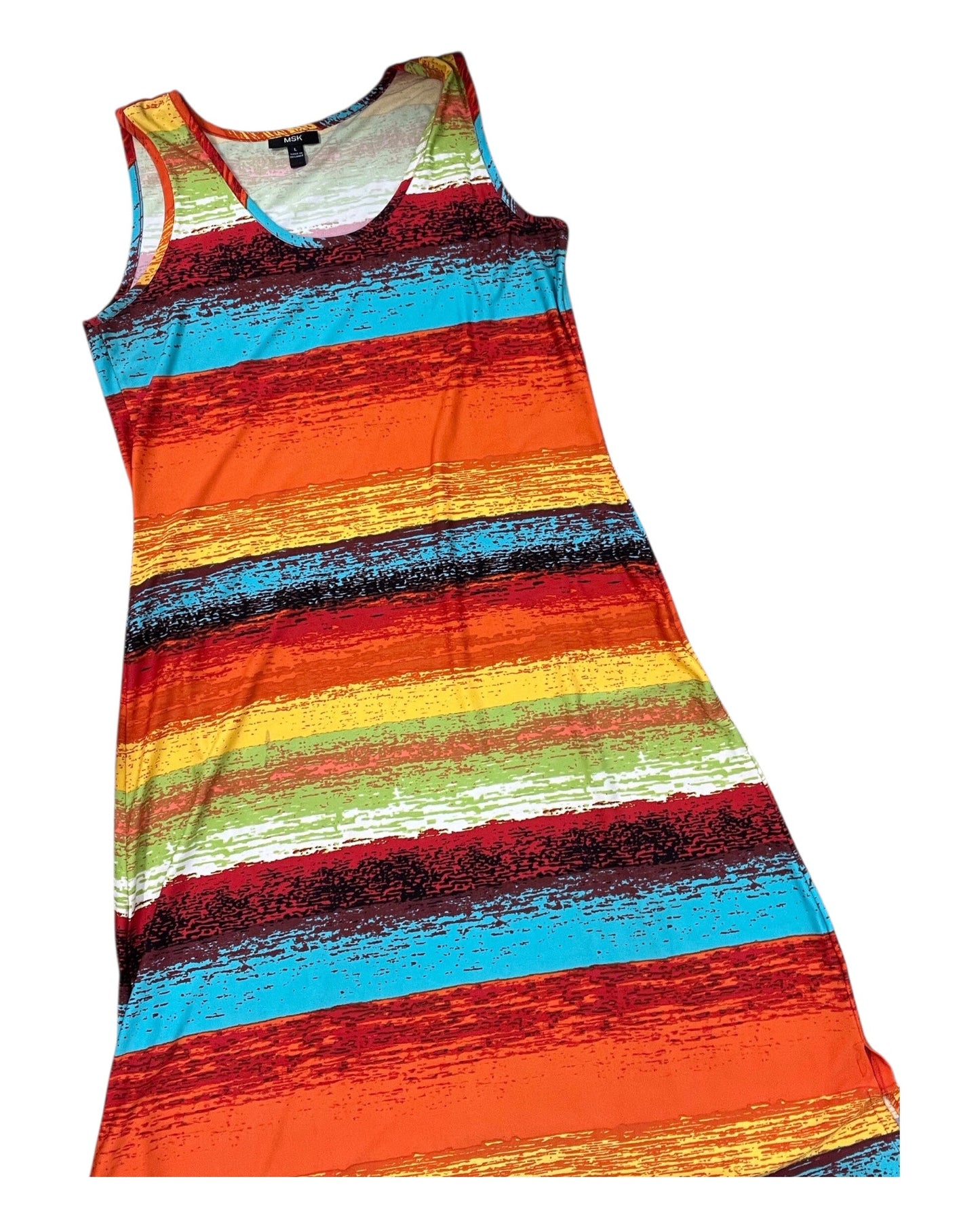 Dress Casual Maxi By Msk In Multi, Size:L