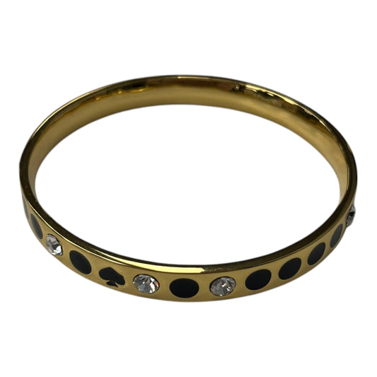 Bracelet Designer By Kate Spade In Black & Gold