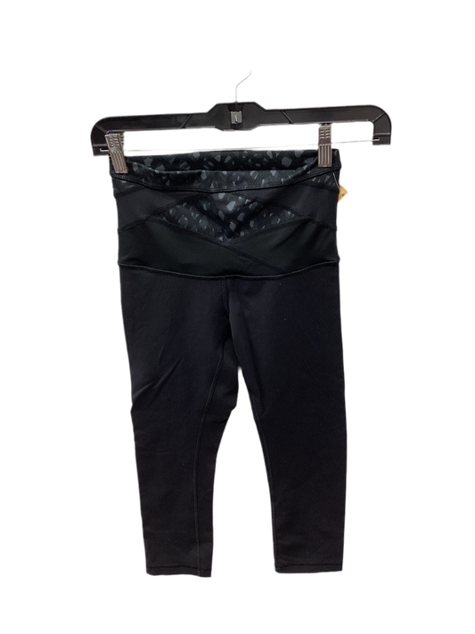Athletic Leggings Capris By Lululemon In Black, Size:4