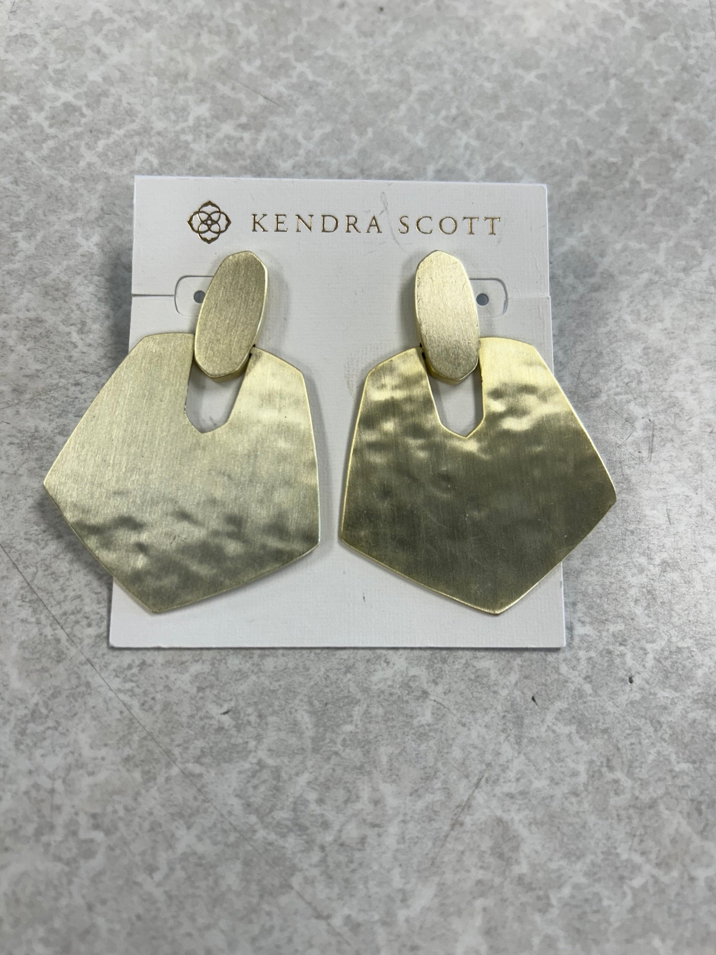 Earrings Dangle/Drop By Kendra Scott In Gold