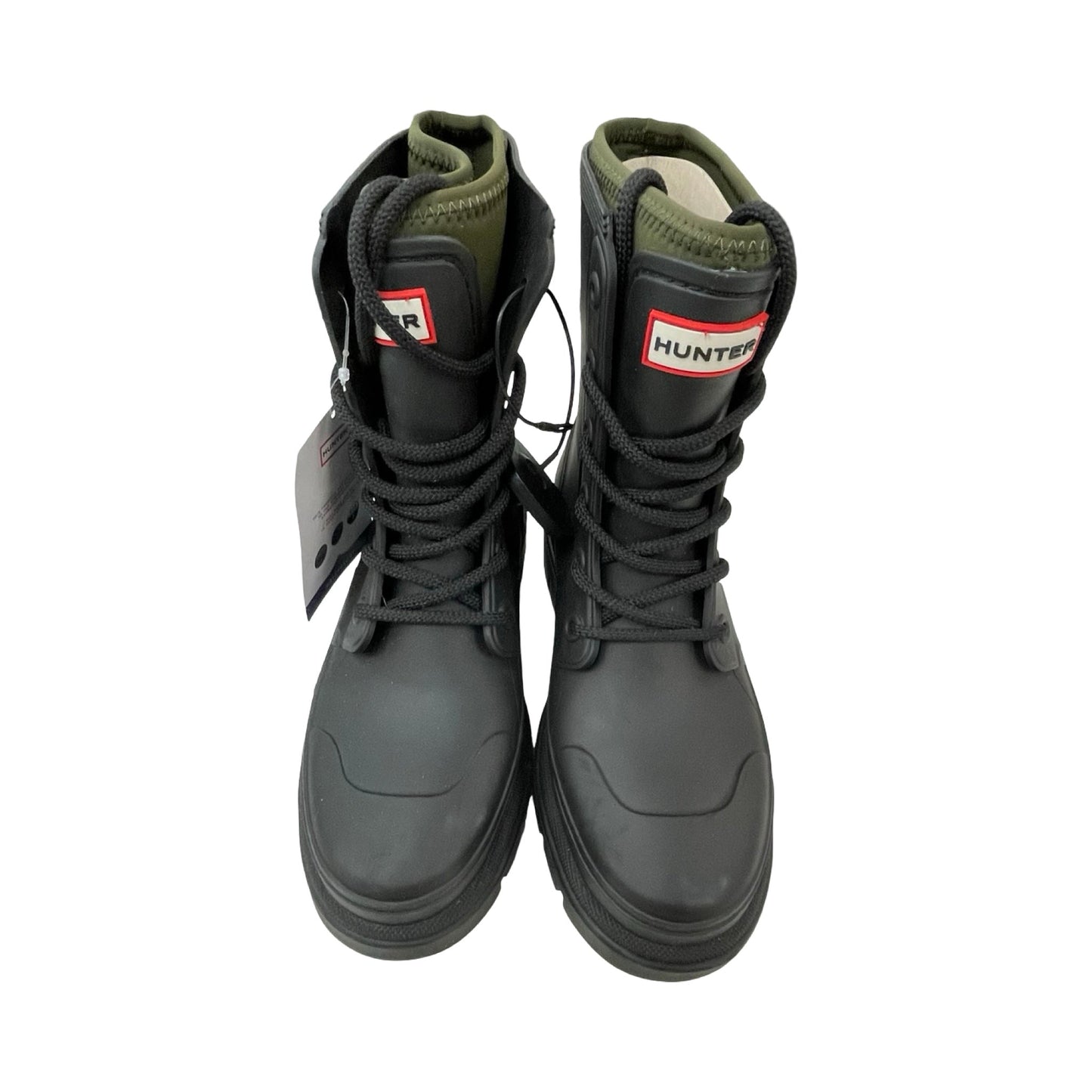 Boots Hiking By Hunter In Black, Size:7