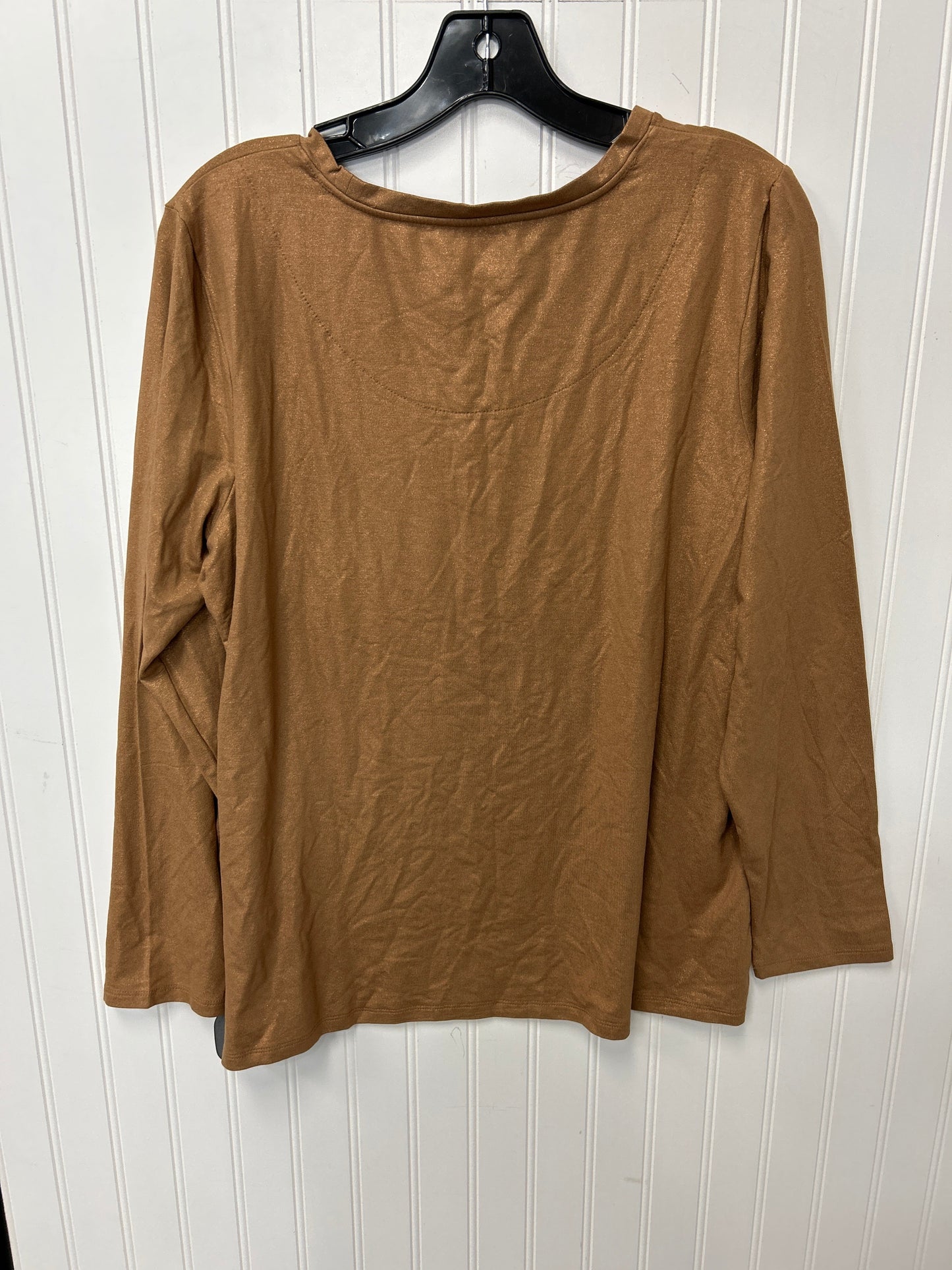 Top Ls By Chicos In Brown, Size:L